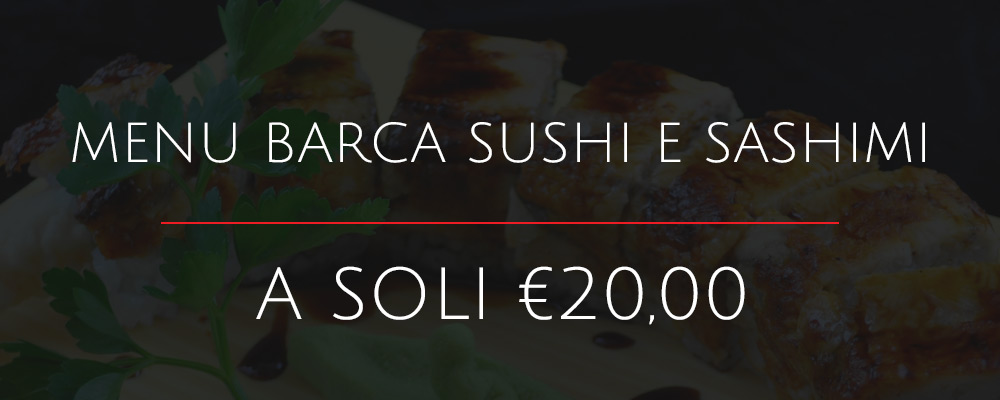 offerta menu barca sushi e sashimi haiku