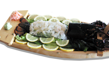 Barca sushi e sashimi